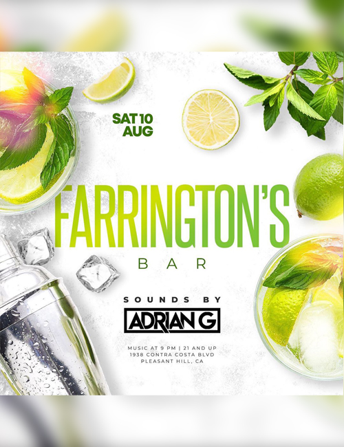 DJ Adrian G Farrington's Bar